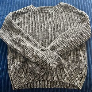 black and white knit rory gilmore fall sweater